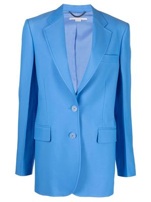 Stella McCartney oversized single-breasted blazer - Blue
