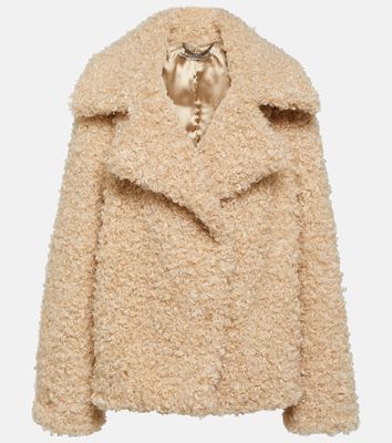 Stella McCartney Oversized teddy coat
