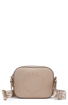 Stella McCartney Perforated Logo Faux Leather Camera Bag in 9200 Cream