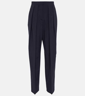 Stella McCartney Pleated high-rise tapered pants