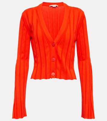 Stella McCartney Ribbed-knit cotton cardigan