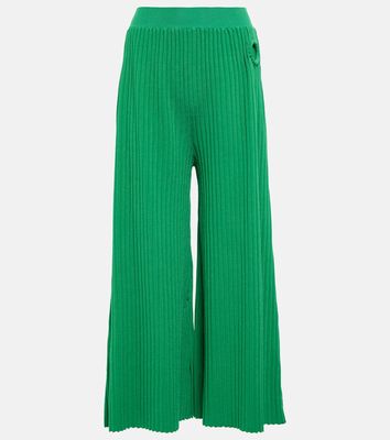Stella McCartney Ribbed-knit culottes