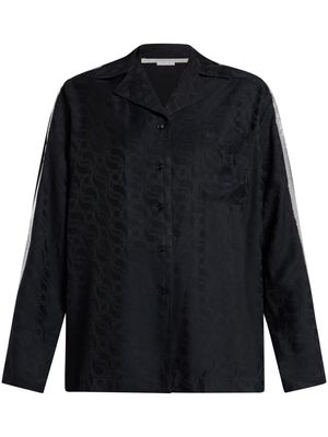 Stella McCartney S-Wave rhinestone-embellished shirt - Black