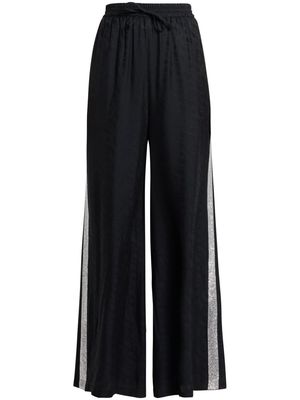 Stella McCartney S-Wave wide-leg trousers - Black