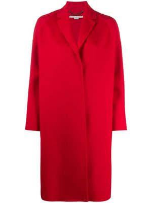 Stella McCartney single-breasted coat - Red