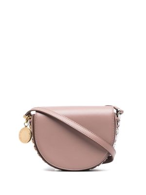 Stella McCartney small Frayme flap shoulder bag - Pink