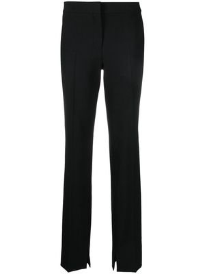 Stella McCartney split-cuff slim-cut trousers - Black