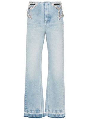 Stella McCartney star cut-out jeans - Blue