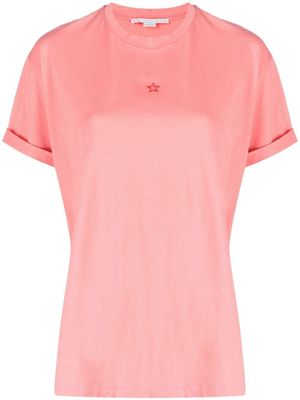 Stella McCartney star-embroidered T-shirt - Pink