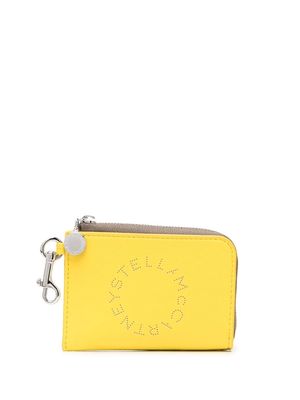 Stella McCartney Stella Logo zipped purse - Yellow