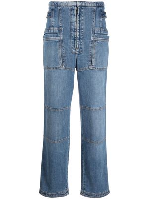 Stella McCartney straight-leg cargo jeans - Blue
