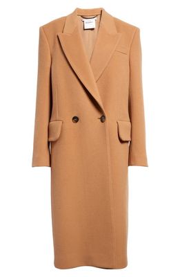 Stella McCartney Structured Wool Coat in New Camel