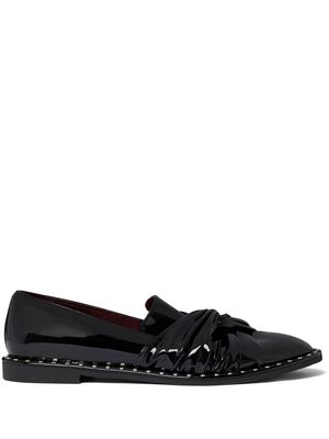 Stella McCartney studded faux-leather loafers - Black