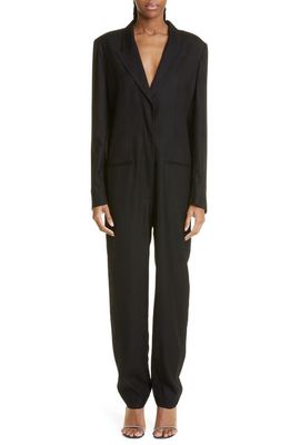 Stella McCartney Tailored Long Sleeve Jumpsuit in 1000 Black