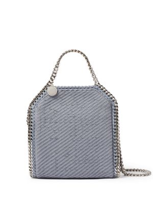 Stella McCartney tiny Fallabella interwoven tote bag - Blue