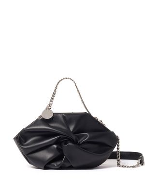 Stella McCartney twist-detailing faux-leather bag - Black