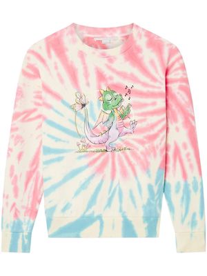 Stella McCartney Year of the Dragon tie-dye sweatshirt - Pink