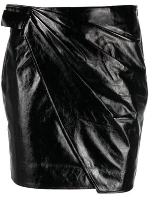 Stella Nova low-rise wrap skirt - Black