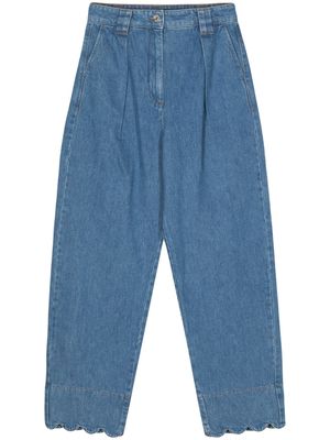 Stella Nova scallop edge mid-rise jeans - Blue