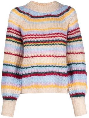 Stella Nova striped knitted jumper - Neutrals