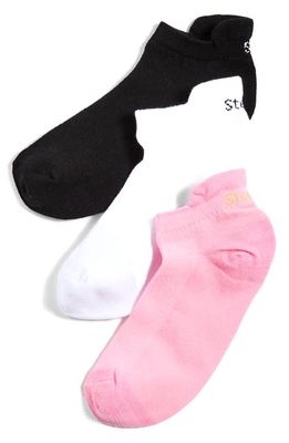 Stems 3-Pack Lightweight Training Socks in Pink/Black/White