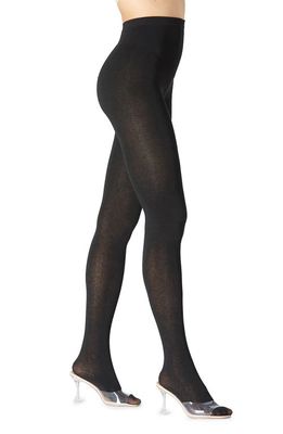 Stems Supersoft Opaque Tights in Black