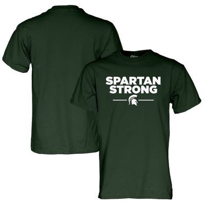STEP AHEAD SPORTSWEAR Men's Green Michigan State Spartans Spartan Strong T-Shirt