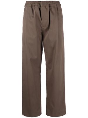 Stephan Schneider straight-leg cotton trousers - Brown