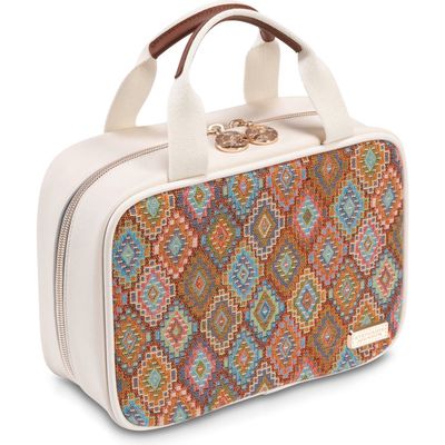 Stephanie Johnson Bodrum Kilim Martha Large Briefcase Cosmetics Case 