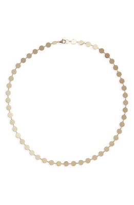Stephanie Windsor Thin Circle Necklace in Yellow Gold