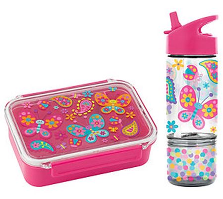 Stephen Joseph Butterfly Bento Box and Sip & Sn ack Bottle