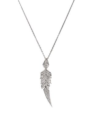 Stephen Webster 18kt white gold Magnipheasant diamond pendant necklace - Silver