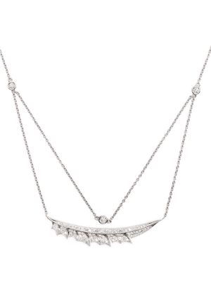Stephen Webster 18kt white gold Magnipheasant multi-chain diamond necklace - Silver