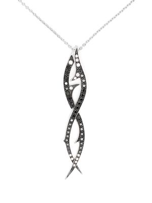 Stephen Webster 18kt white gold Thorn diamond pendant necklace - Silver