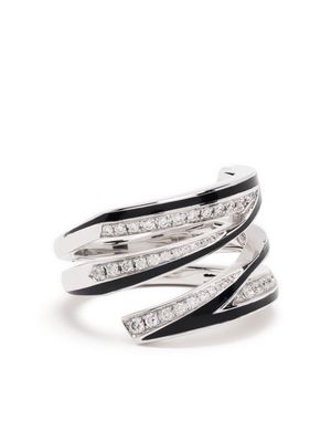 Stephen Webster 18kt white gold Vertigo Infinity diamond ring - Silver