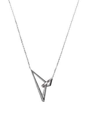 Stephen Webster 18kt white gold Vertigo Obtuse diamond pendant necklace - Silver