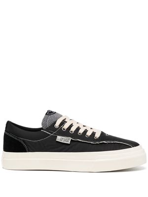 Stepney Workers Club contrast-stitch lace-up shoes - Black