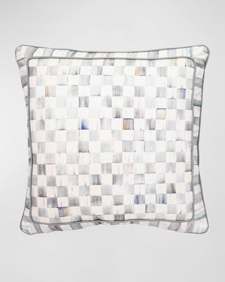 Sterling Check Decorative Pillow