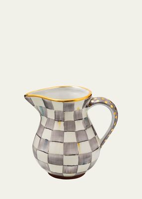 Sterling Check Portly Pitcher, 52 oz.