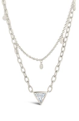 Sterling Forever Bellamy Multistrand Necklace in Silver