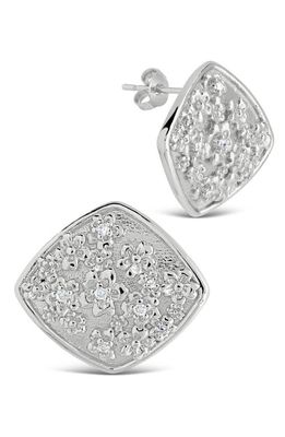 Sterling Forever Ophelia Stud Earrings in Silver 