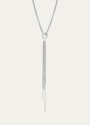 Sterling Silver Chain Fringe Necklace