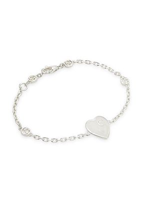 Sterling Silver GG Chain Bracelet