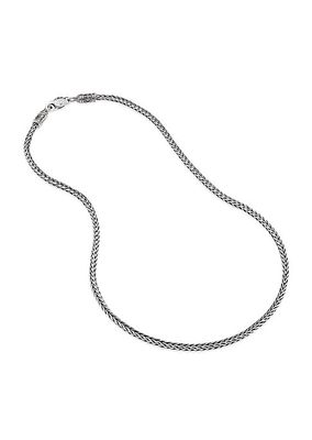 Sterling Silver Wheat Chain Necklace