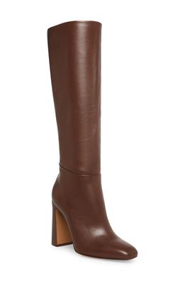 Steve Madden Ally Knee High Boot in Brown Leather