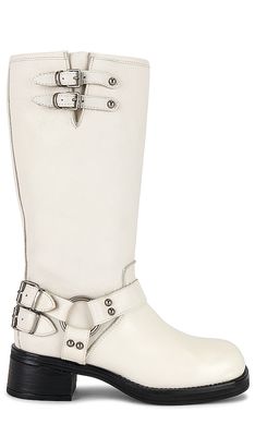 Steve Madden Astor Boot in White