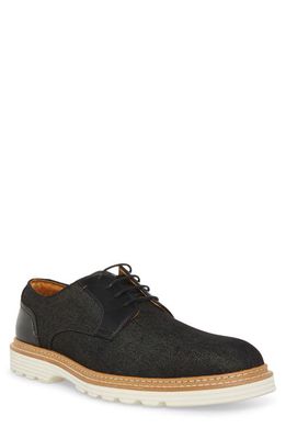 Steve Madden Curie Mixed Media Derby in Black