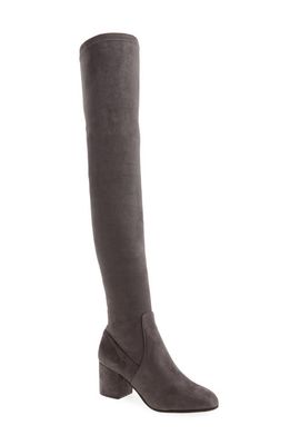 Steve Madden Isaac Over the Knee Boot in Grey Suede