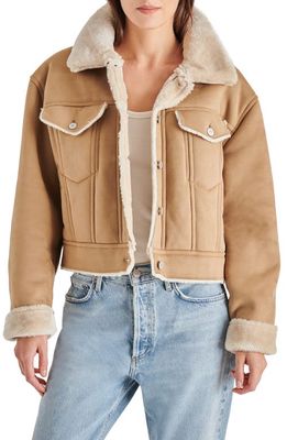 Steve Madden Marie Faux Shearling in Natural