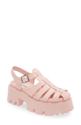 Steve Madden Monti Platform Fisherman Sandal in Pink